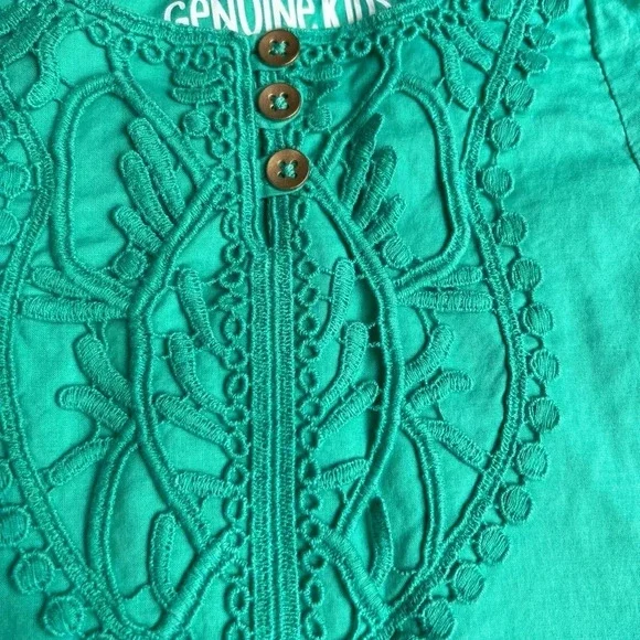 Genuine Kids emerald green dress - Picture 2 of 5